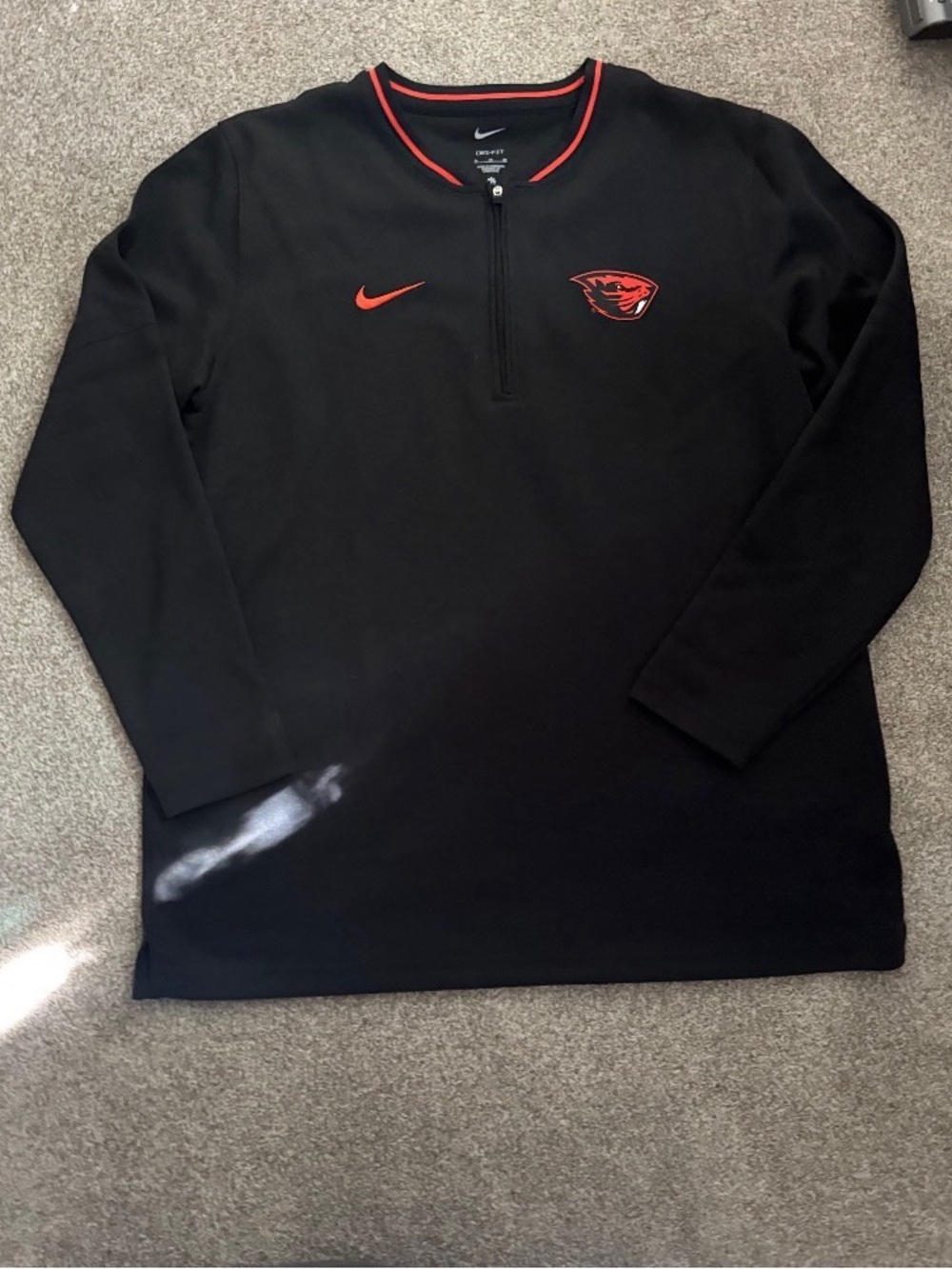 Nike Oregon State Beavers Pullover Quarter-Zip, XL